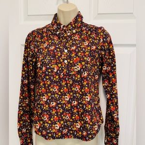Marc Jacob’s Floral Long Sleeve Button-Up Blouse